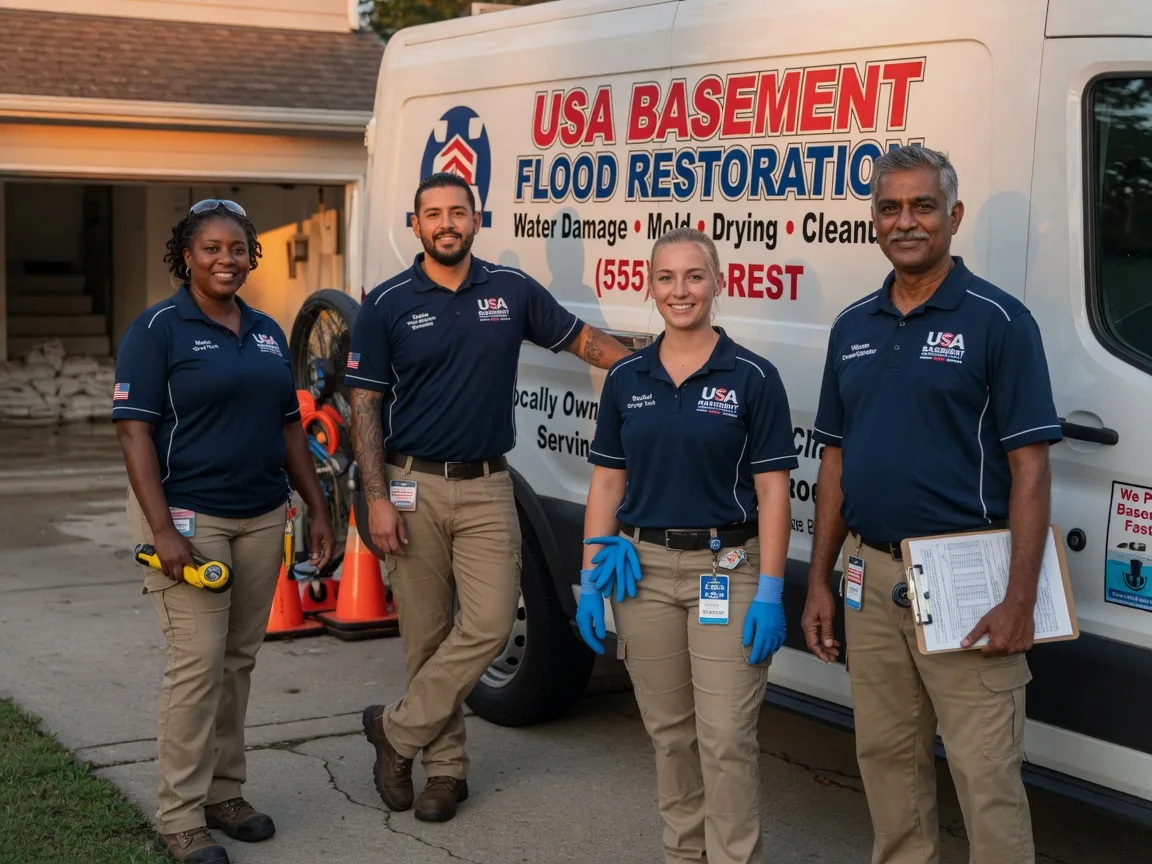 Basement Flood Cleanup company in Burbank, SD