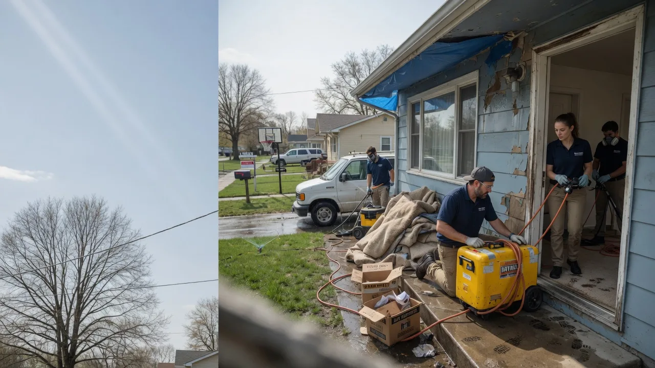 Basement Flood Cleanup in Burbank, SD near me